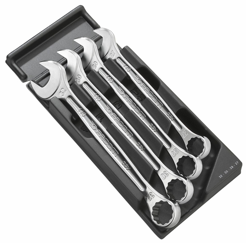 FACOM Combination Wrench Set Plastic Module 4pcs